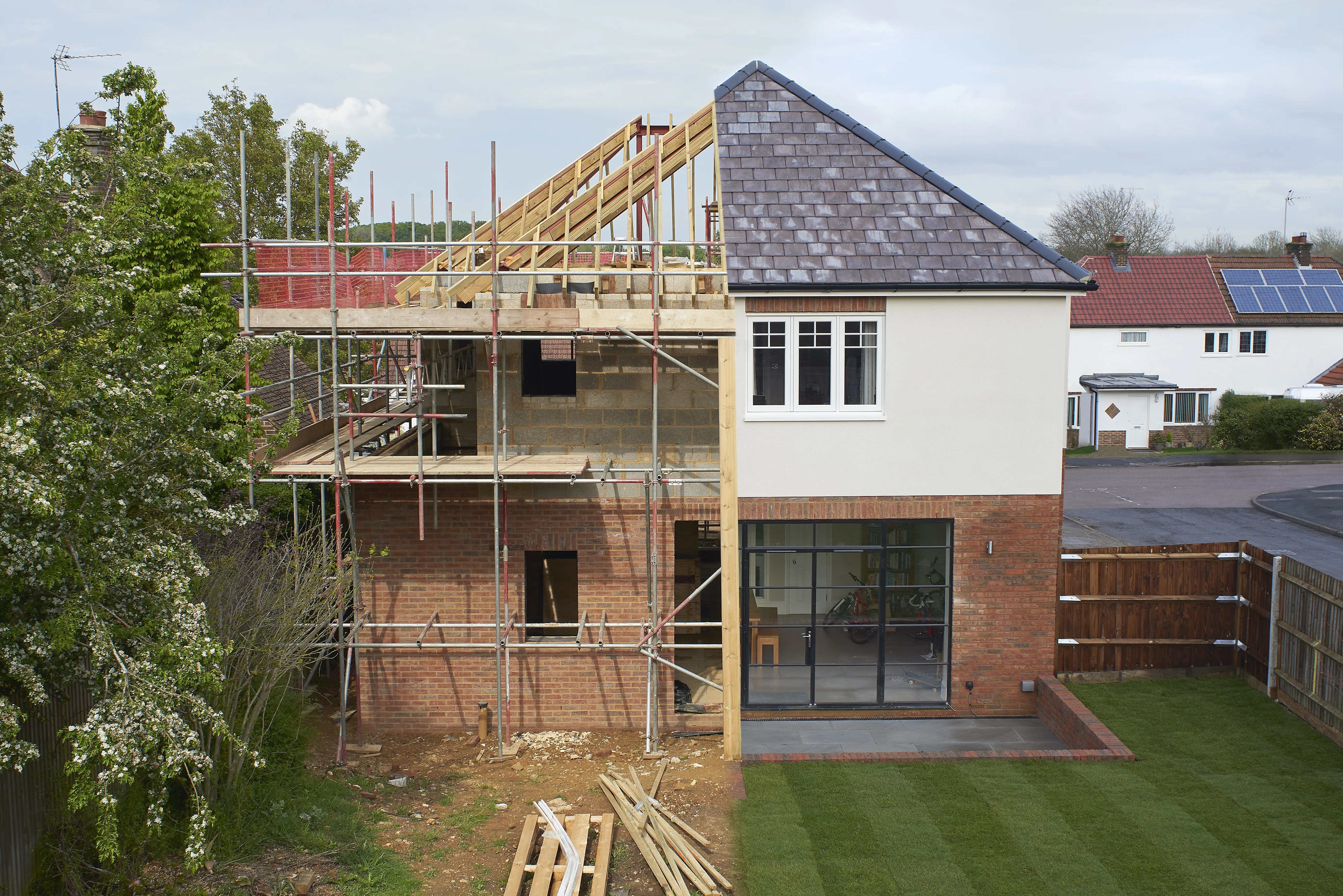 Residential Scaffolding in Benfleet, Essex — real Axis Scaffolding project photograph