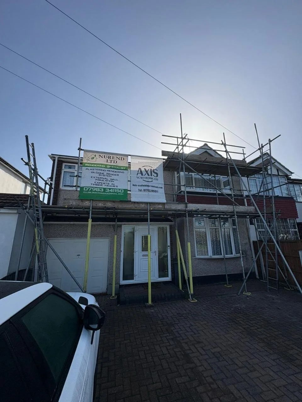 Commercial Scaffolding in Rayleigh, Essex — real Axis Scaffolding project photograph
