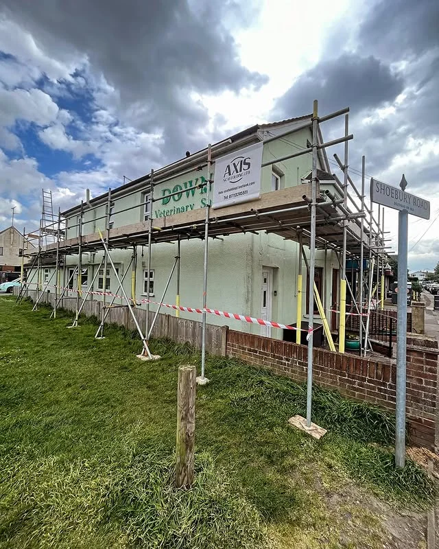 Commercial Scaffolding in Canvey Island, Essex — real Axis Scaffolding project photograph