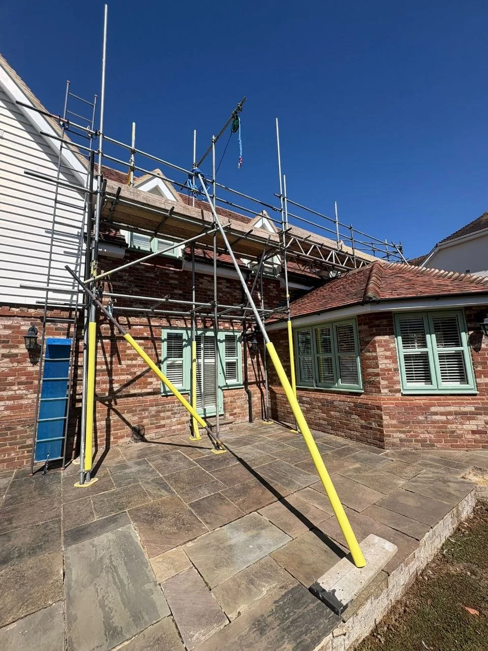 Roof Access Scaffold — real Axis Scaffolding project photograph