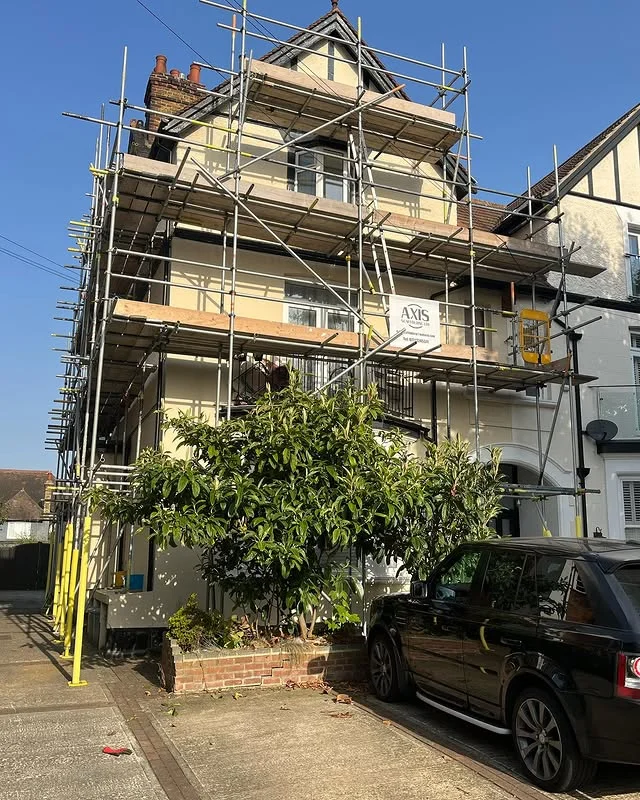 Domestic Scaffolding in Chelmsford, Essex — real Axis Scaffolding project photograph